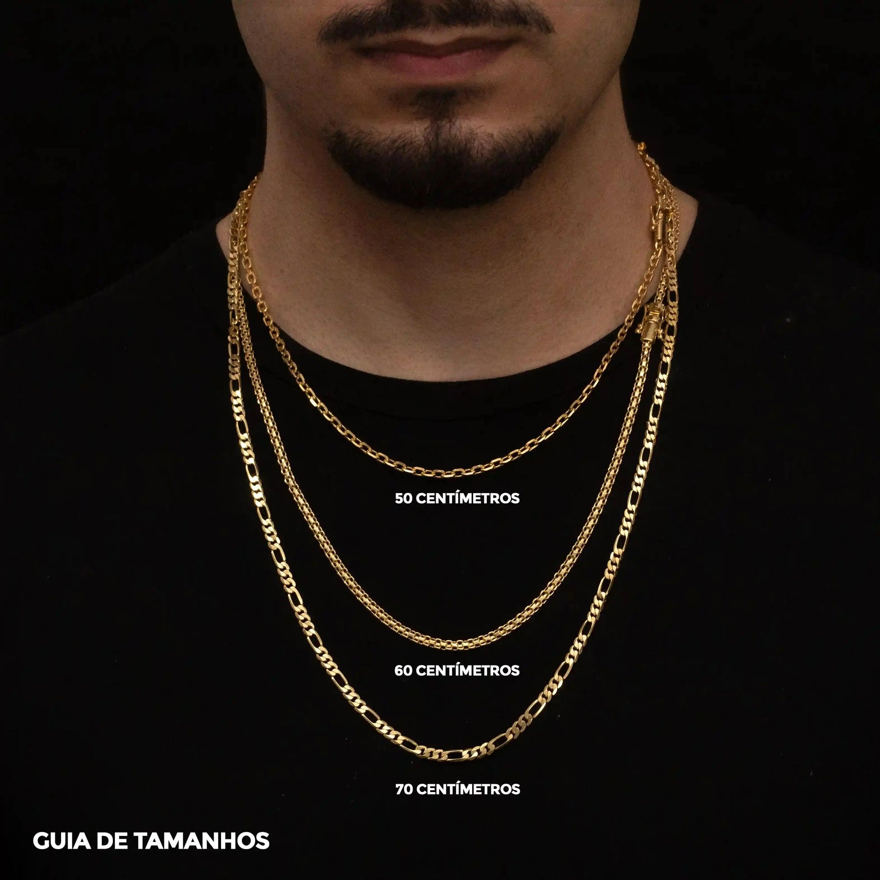 Corrente Mariner 2mm Banhado a Ouro 18k
