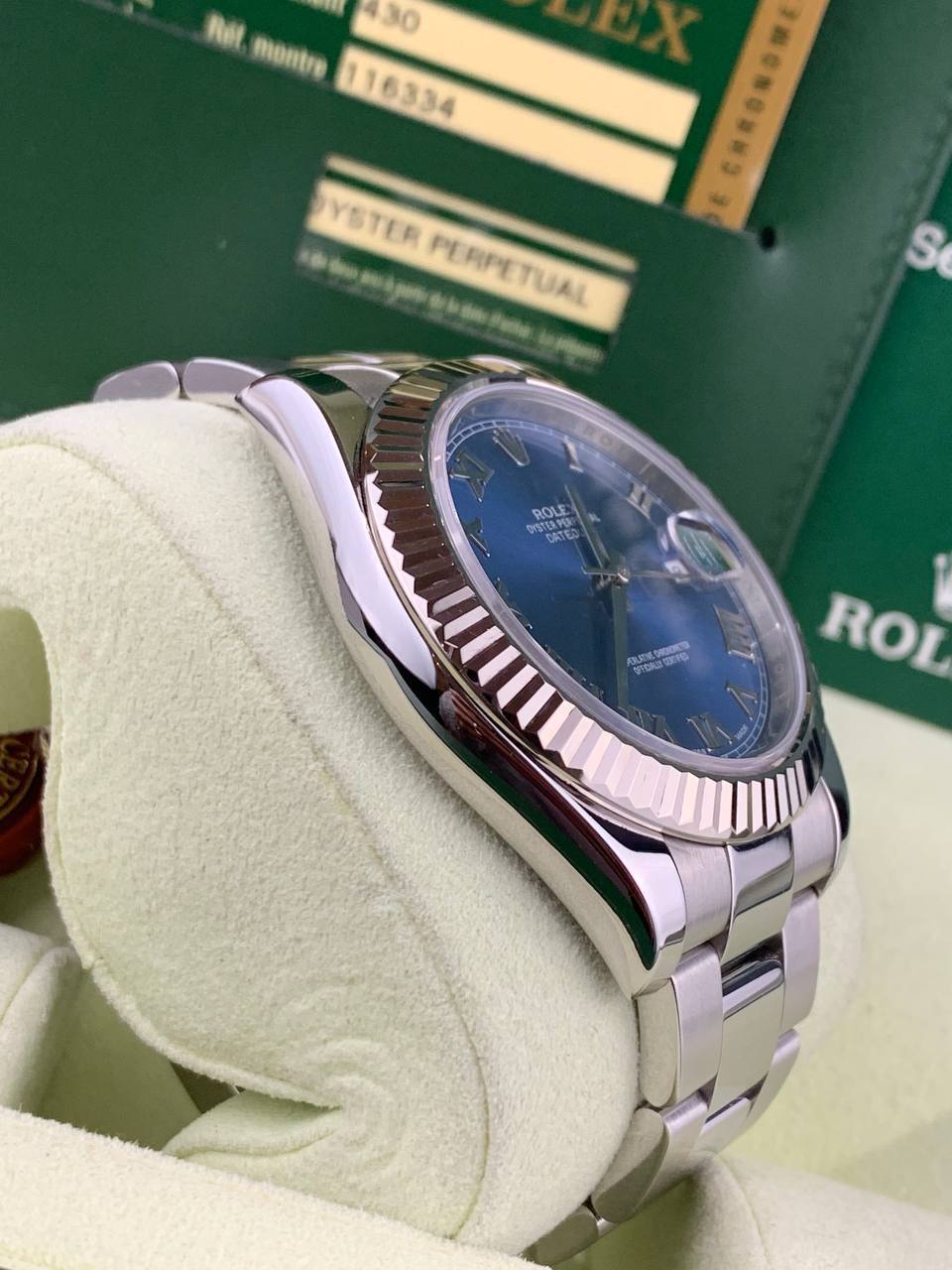 Rolex DateJust II 116334 Blue Roman