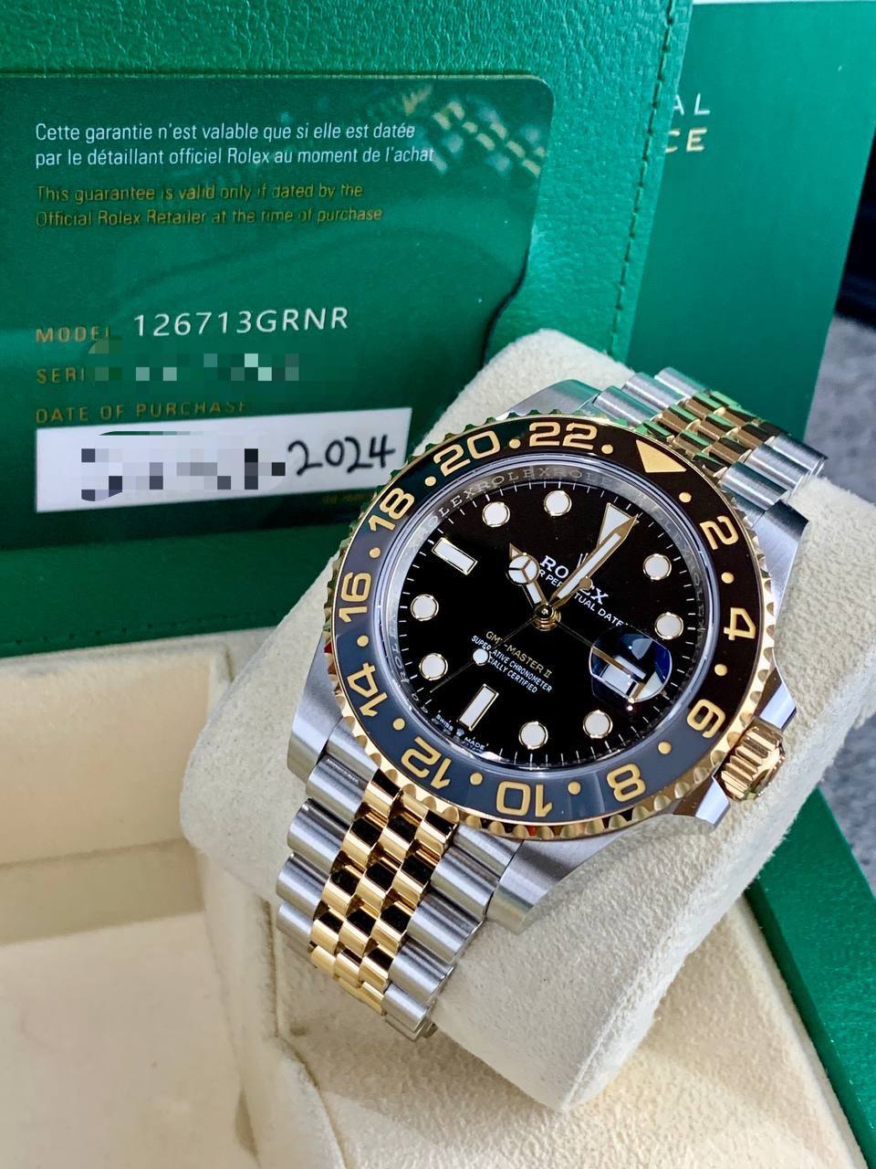 Rolex GMT-Master II 126713GRNR Guinness