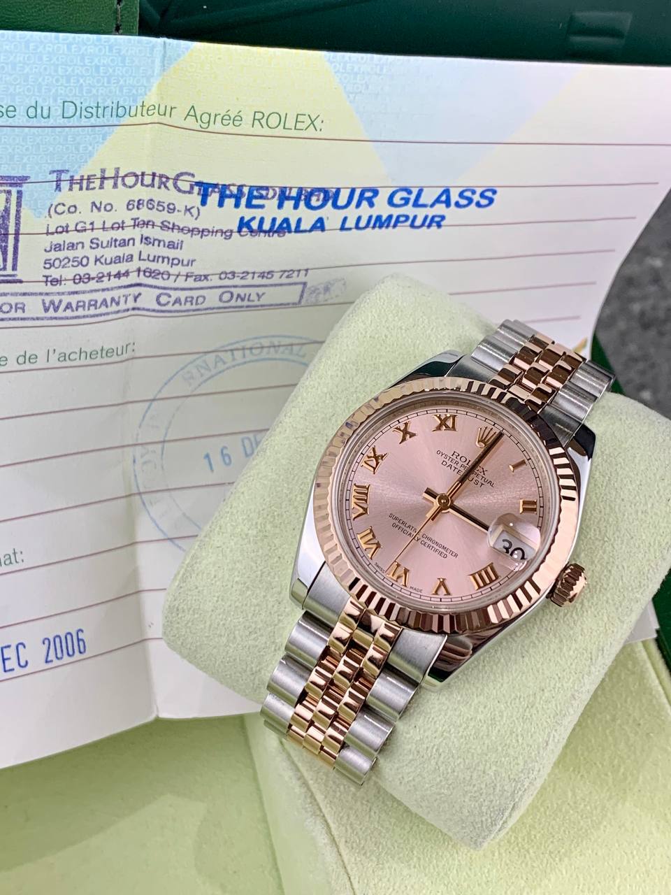 Rolex Datejust 178271 RoseGold Pink Roman