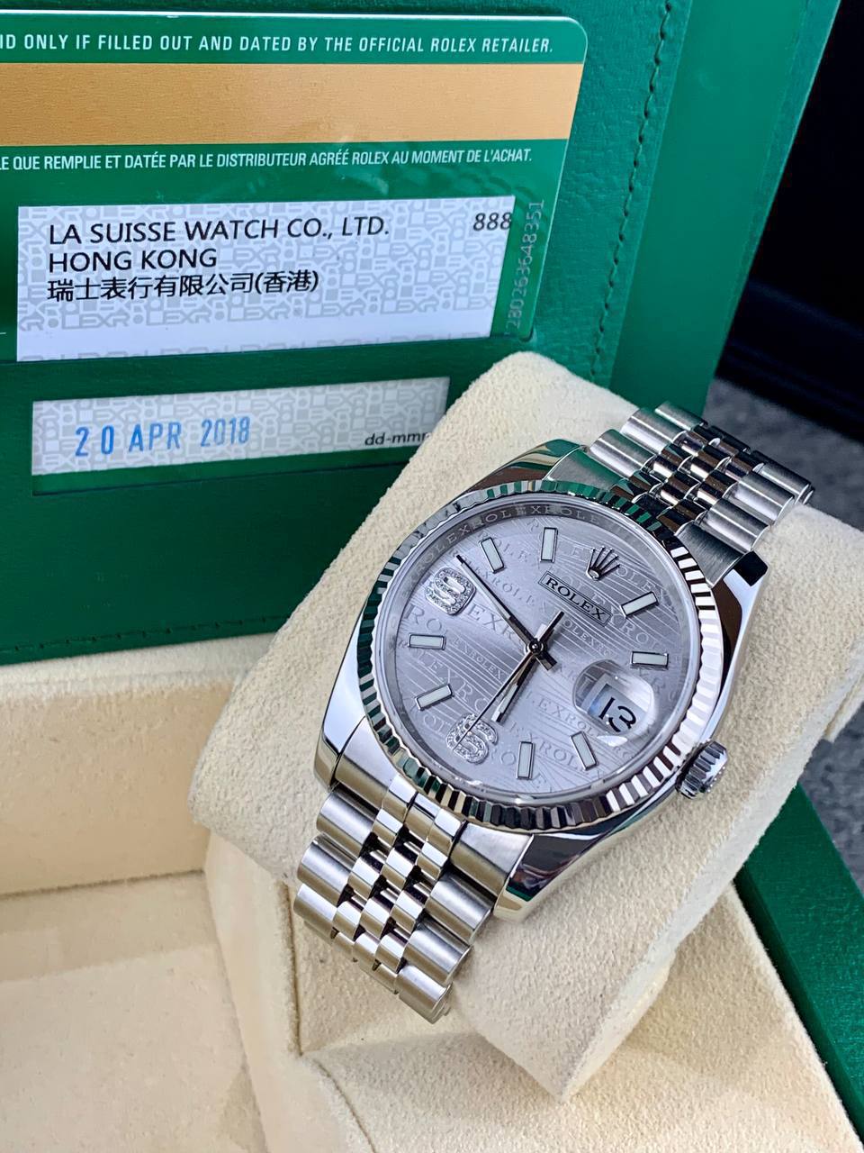 Rolex DateJust 116234 Diamond 6/9