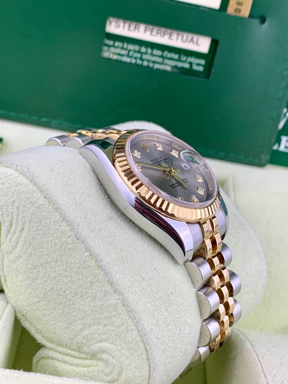 Rolex Ladies DateJust 179173 Rhodium Diamond