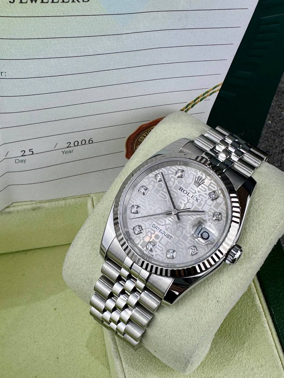 Rolex DateJust 116234 Computer Diamond
