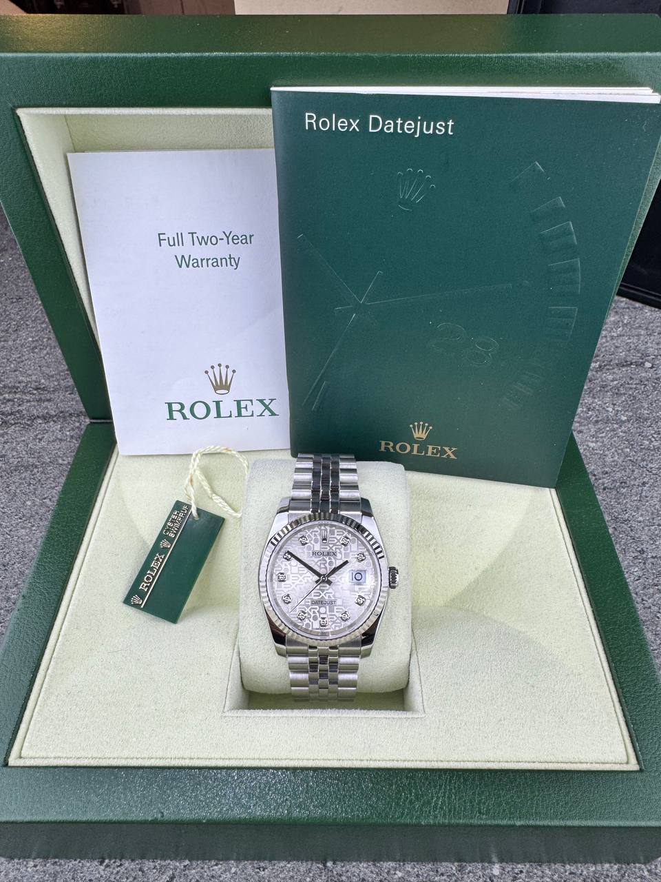 Rolex DateJust 116234 Computer Diamond