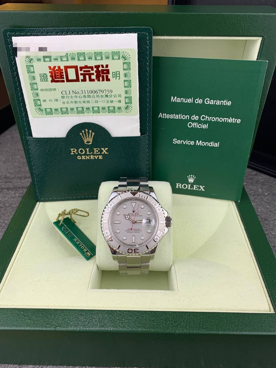 Rolex Yacht-Master 16622 Platinum