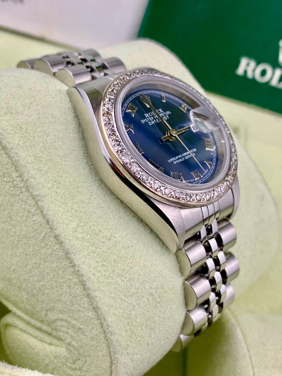 Rolex Ladies DateJust 79174 Blue Roman Diamond