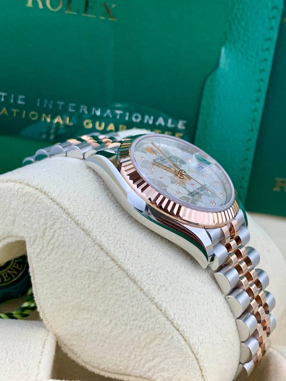 Rolex Datejust 278271 RoseGold Floral Motif Diamond