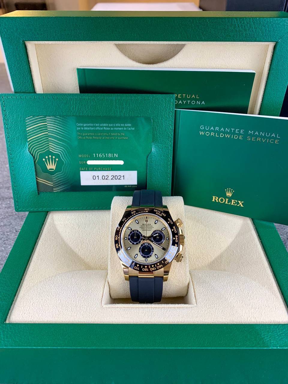 Rolex Daytona 116518 YML Oysterflex