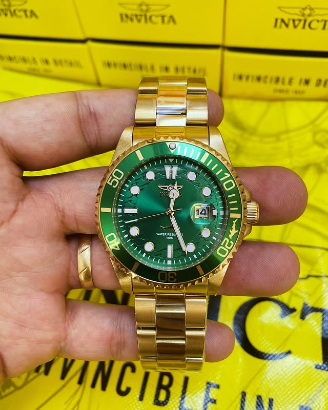 Invicta Pro Driver GreenGold 18951