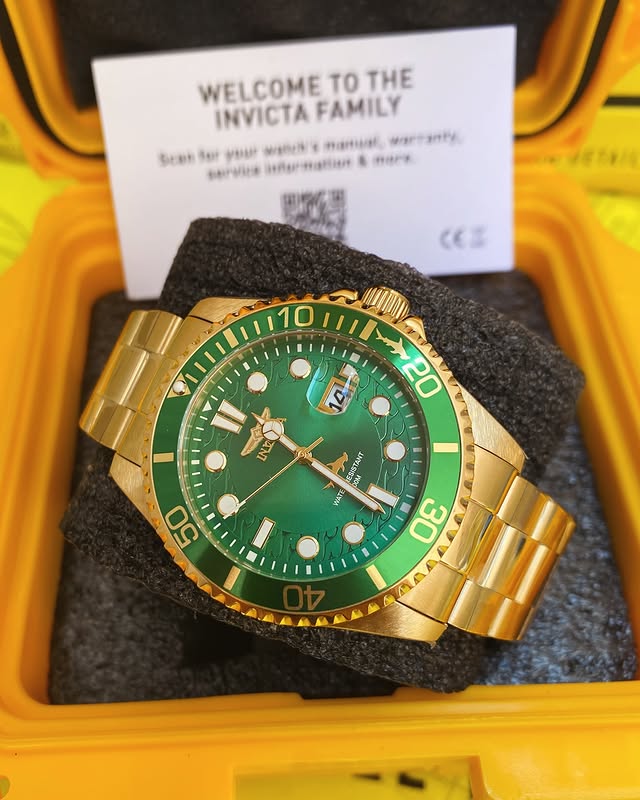 Invicta Pro Driver GreenGold 18951