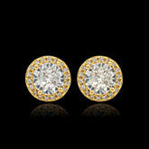 Brincos Squad 10mm banhado a ouro 18k