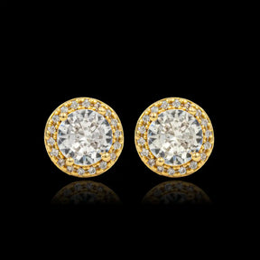 Brincos Squad 10mm banhado a ouro 18k
