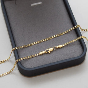 Corrente Grumet Escama 2mm Banhado a Ouro 18k