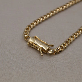 Pulseira Cuban 4mm Banhado a Ouro 18k