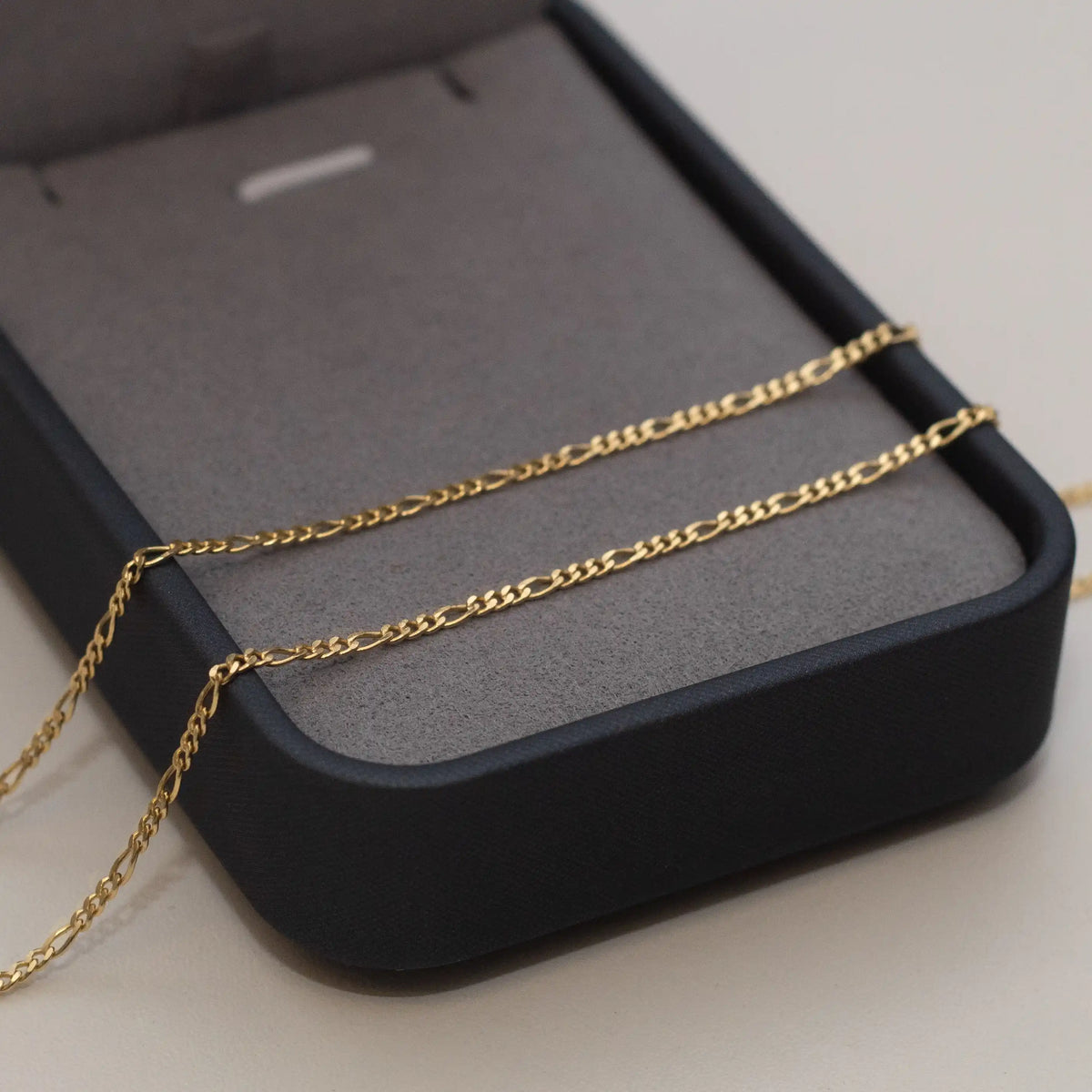 Corrente Fígaro 3x1 2mm Banhado a Ouro 18k