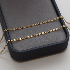 Corrente Grumet 2,5mm com Pingente Cruz com Cristo Banhado a Ouro 18k