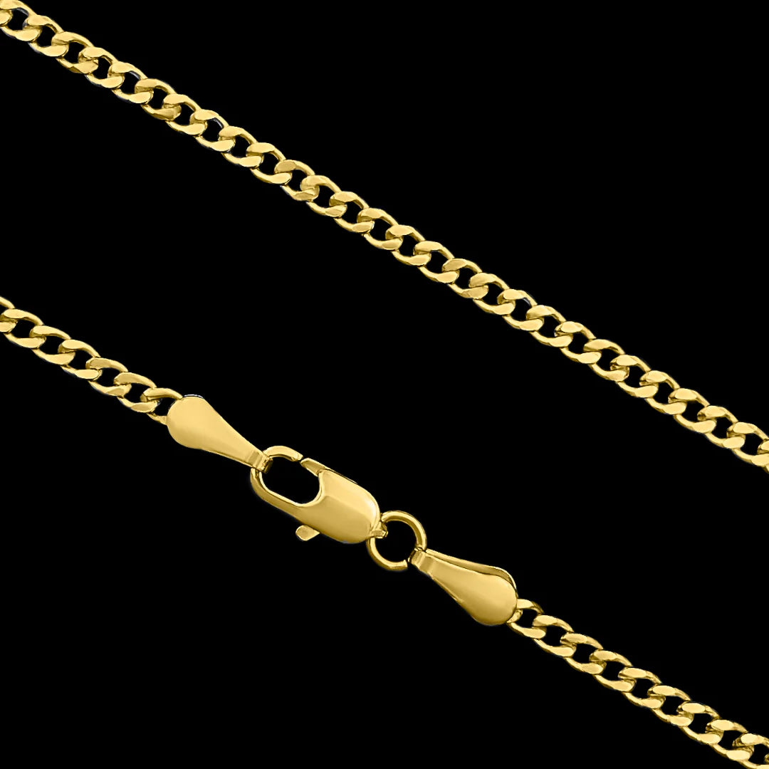 Corrente Grumet 2,5mm Banhado a Ouro 18k