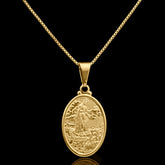 Corrente Veneziana com Pingente Nossa Senhora de Fátima Banhado a Ouro 18k