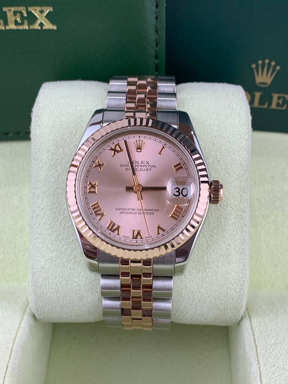 Rolex Datejust 178271 RoseGold Pink Roman