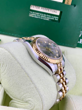 Rolex Ladies DateJust 179173 Rhodium Diamond