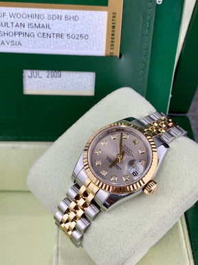 Rolex Ladies DateJust 179173 Rhodium Diamond