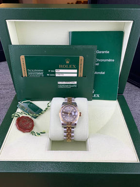 Rolex Ladies DateJust 179173 Rhodium Diamond