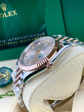 Rolex Datejust II 126331 Rose Gold Sundust Diamond