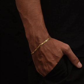 Pulseira Piastrine 4mm Banhado a Ouro 18k
