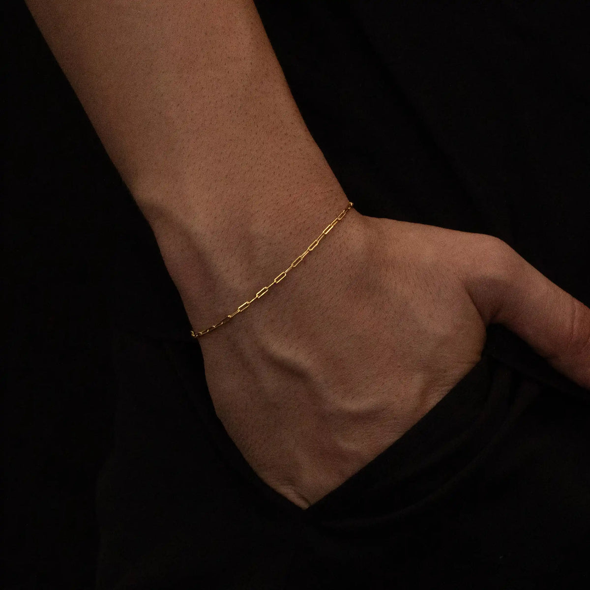 Pulseira cartier long 2mm banhado a ouro 18k